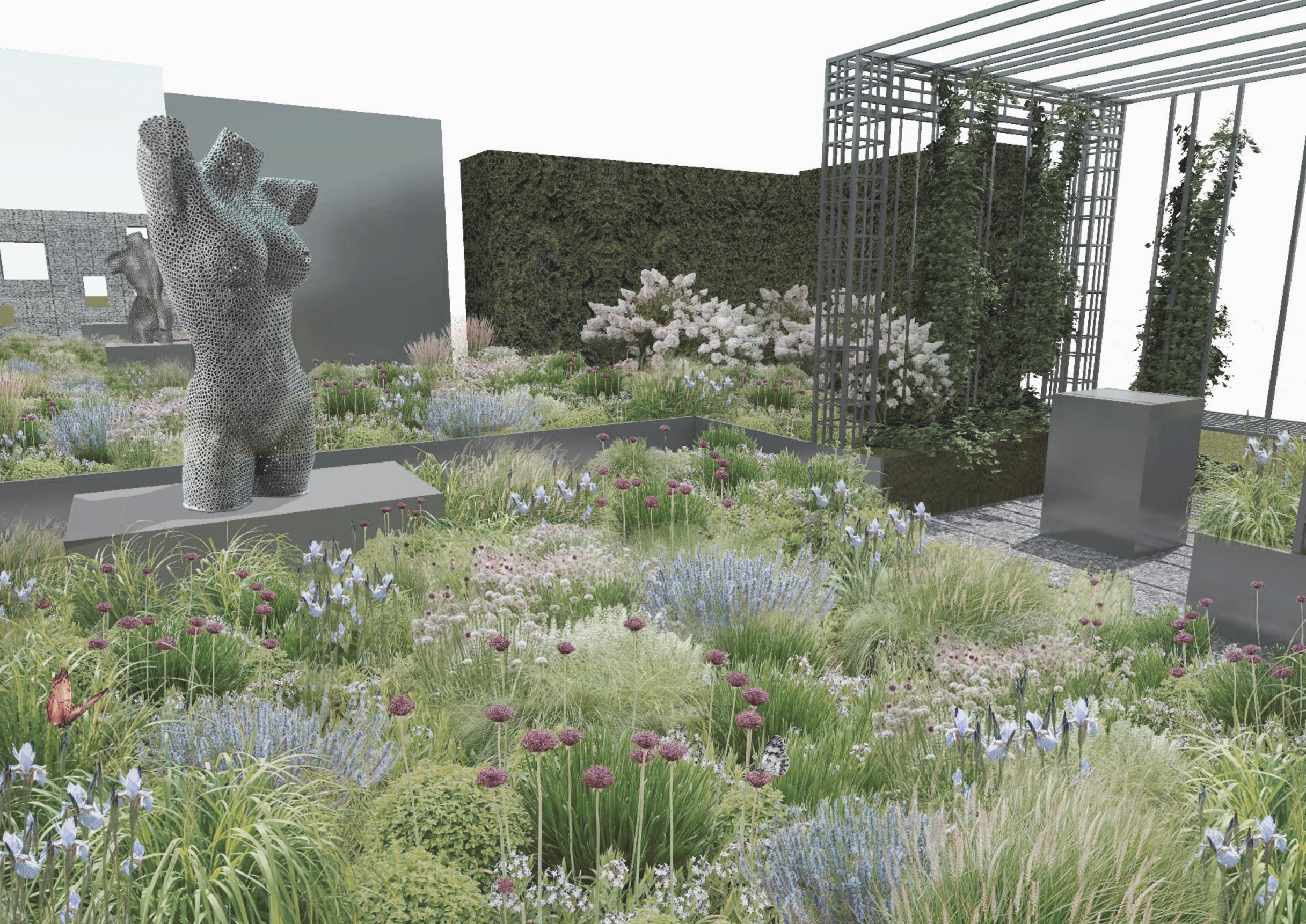 Выставка садов Челси. 2023 год. 30 фото. Мой сад-фаворит.